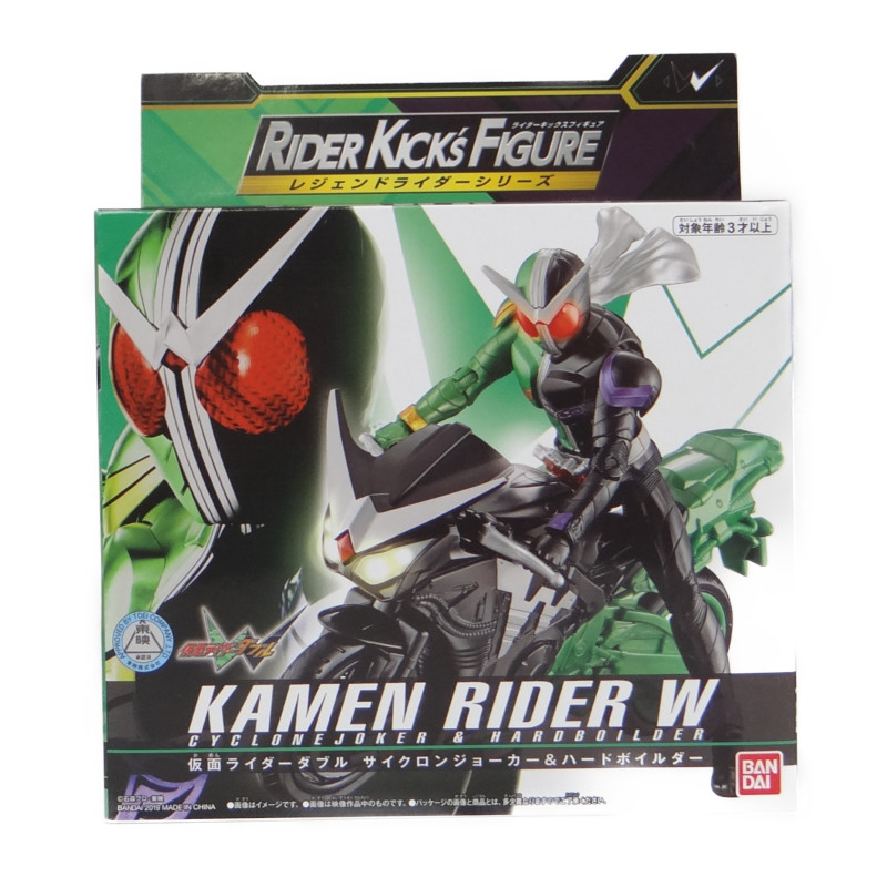 バンダイ RIDER KICK’S FIGURE レジェンドライダーシリーズ 仮面ライダーダブル サイクロンジョーカー&ハードボイルダー