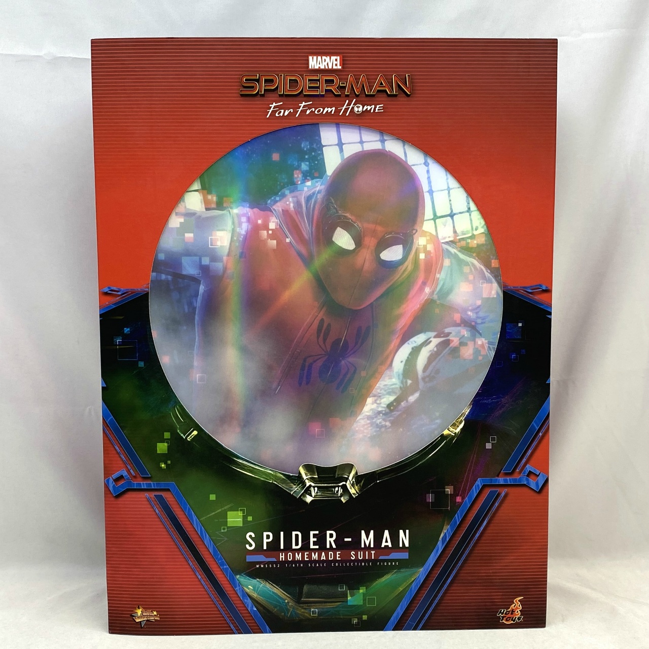 Hot Toys Movie Masterpiece MMS552 Spider-Man (Homemade Suit Version) [Spider-Man: Far From Home] 1/6 Scale Fully Poseable Figure