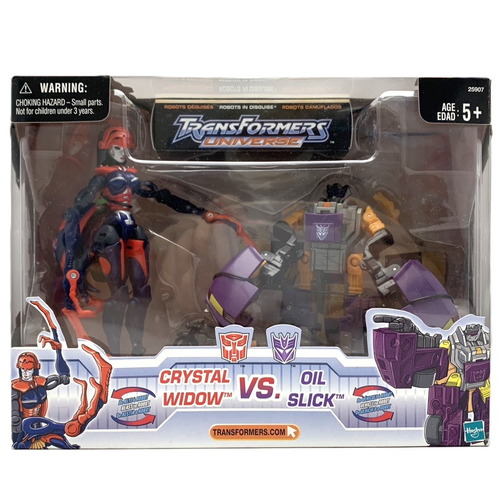 トランスフォーマーユニバース クリスタルウィドー&オイルスリック