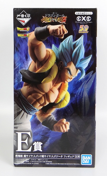 一番くじ ドラゴンボール 超戦士バトル列伝Z E賞 劇場版 超サイヤ人ゴッド超サイヤ人 ゴジータフィギュア 428