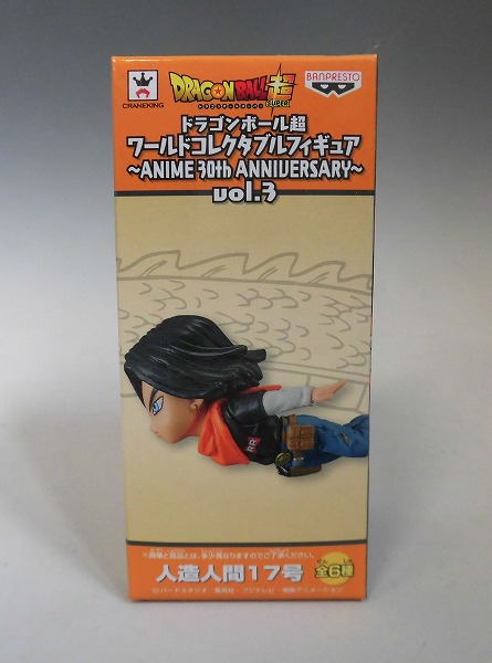 ドラゴンボール超 ワールドコレクタブルフィギュア～ANIME 30th ANNIVERSARY～vol.3 DB超30th15 人造人間17号 36936