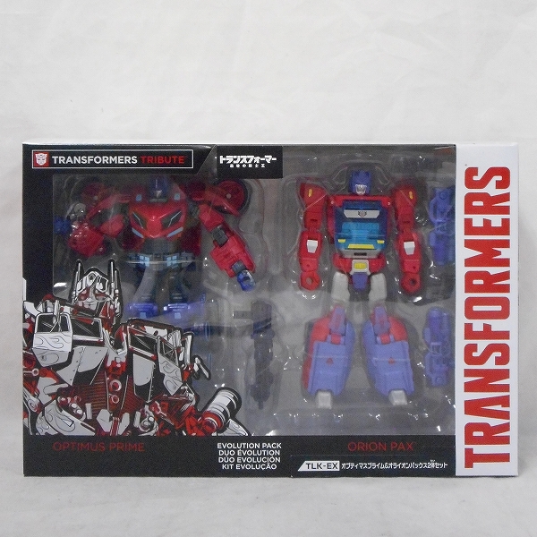 Amazon.jp.co Exclusive Transformers The Last Knight TLK-EX Optimus Prime and Orion Pax