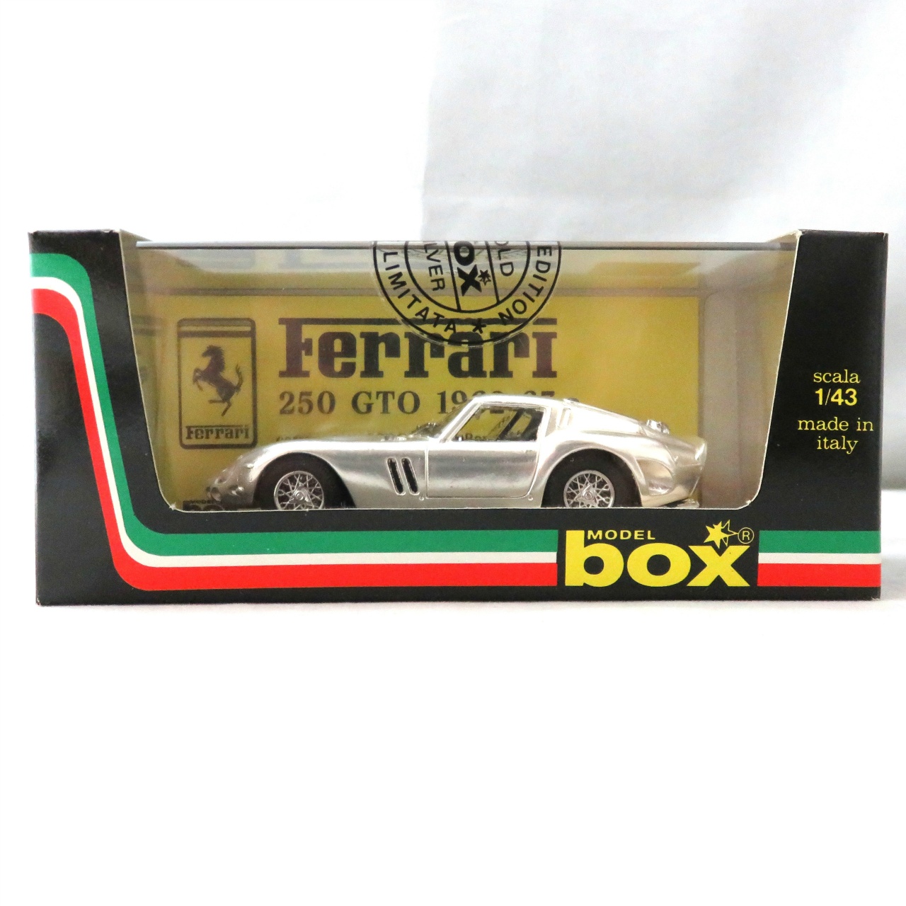 モデルボックス 1/43 フェラーリ GTO シルバー 101