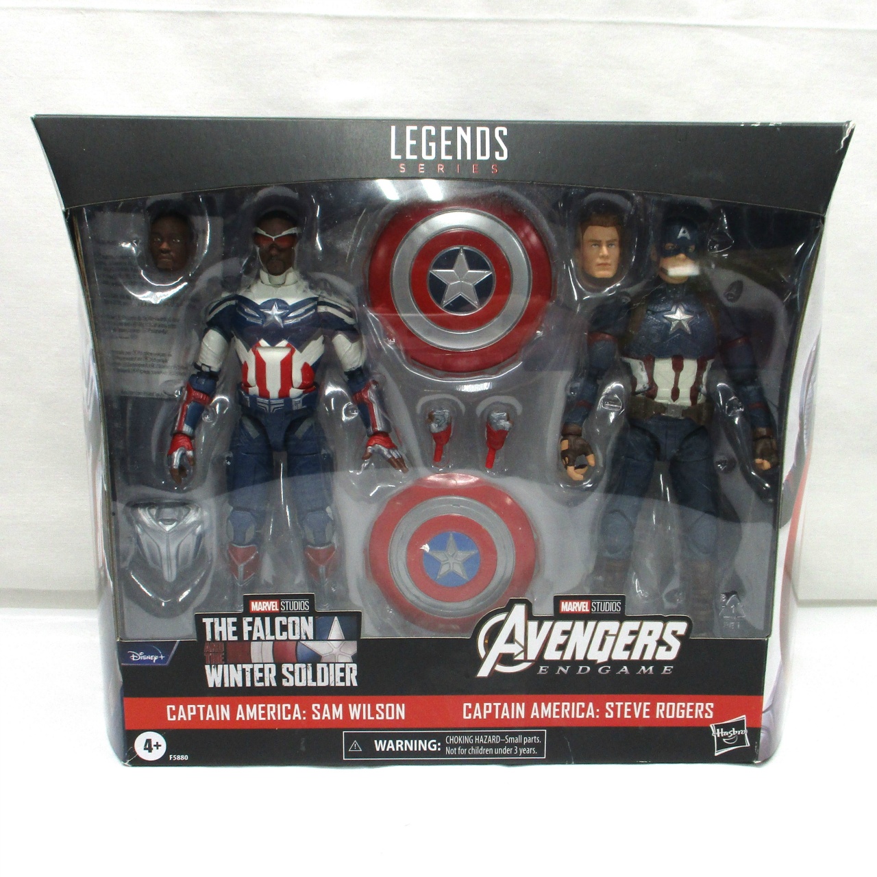 ハズブロ マーベルレジェンド キャプテン・アメリカ サム・ウィルソン&スティーブ・ロジャース 2パック 6インチアクションフィギュア