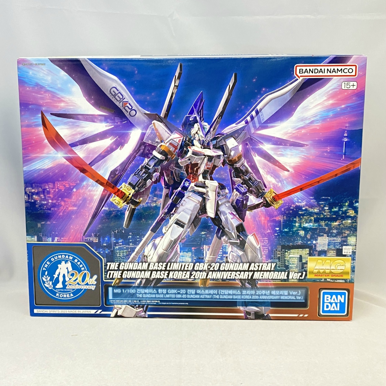 MG 1/100 ガンダムベース限定 GBK-20 ガンダムアストレイ[THE GUNDAM BASE KOREA 20th ANNIVERSARY MEMORIAL Ver.]
