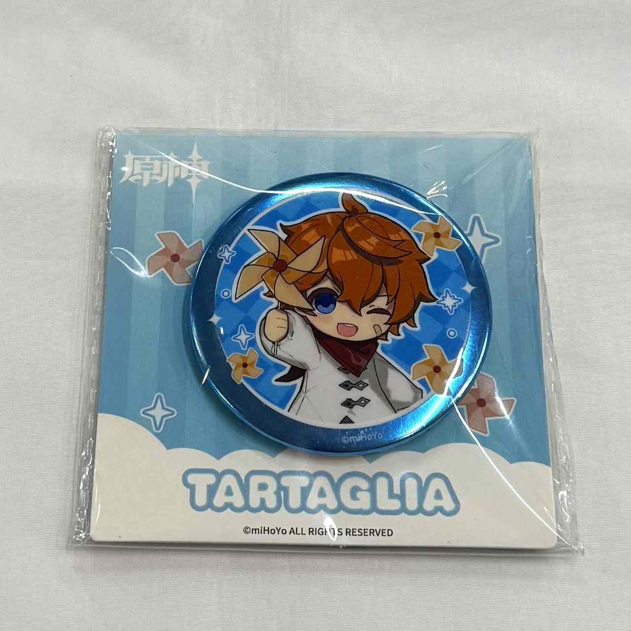 原神 「童夢奇珍」シリーズ デフォルメキャラ缶バッジ タルタリヤ