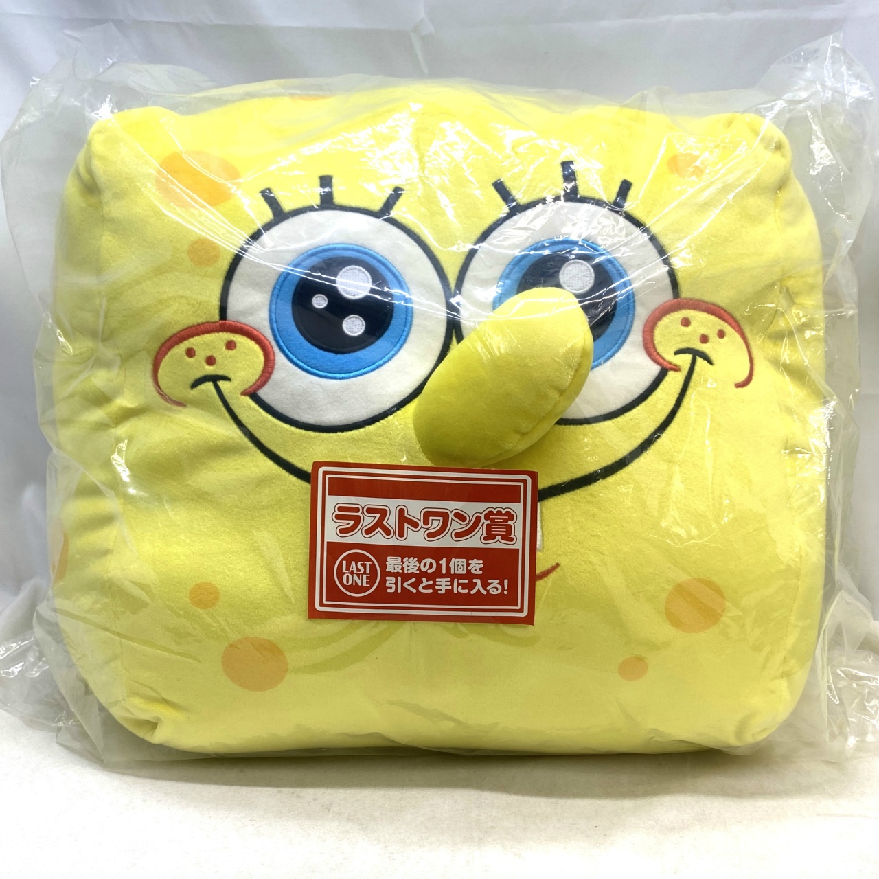 一番くじ スポンジ・ボブ～ようこそビキニタウンへ!～ ラストワン賞 もちもちフェイスクッション