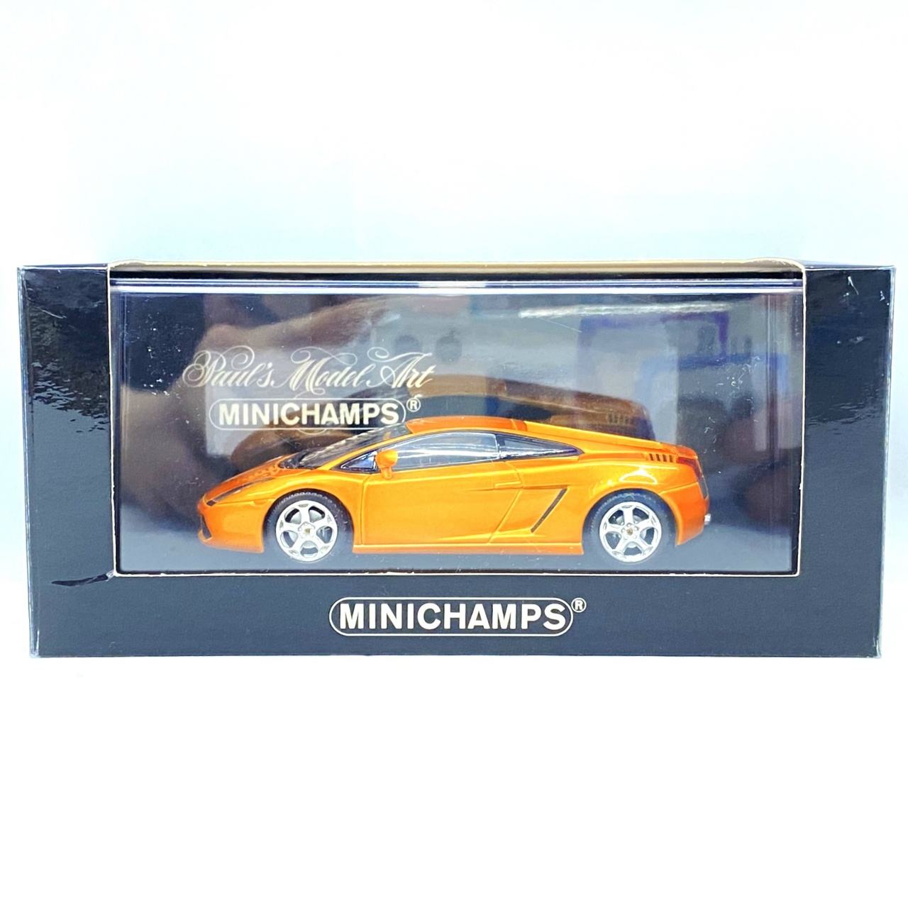 ミニチャンプス 1/43 ランボルギーニ ガヤルド (オレンジメタリック)