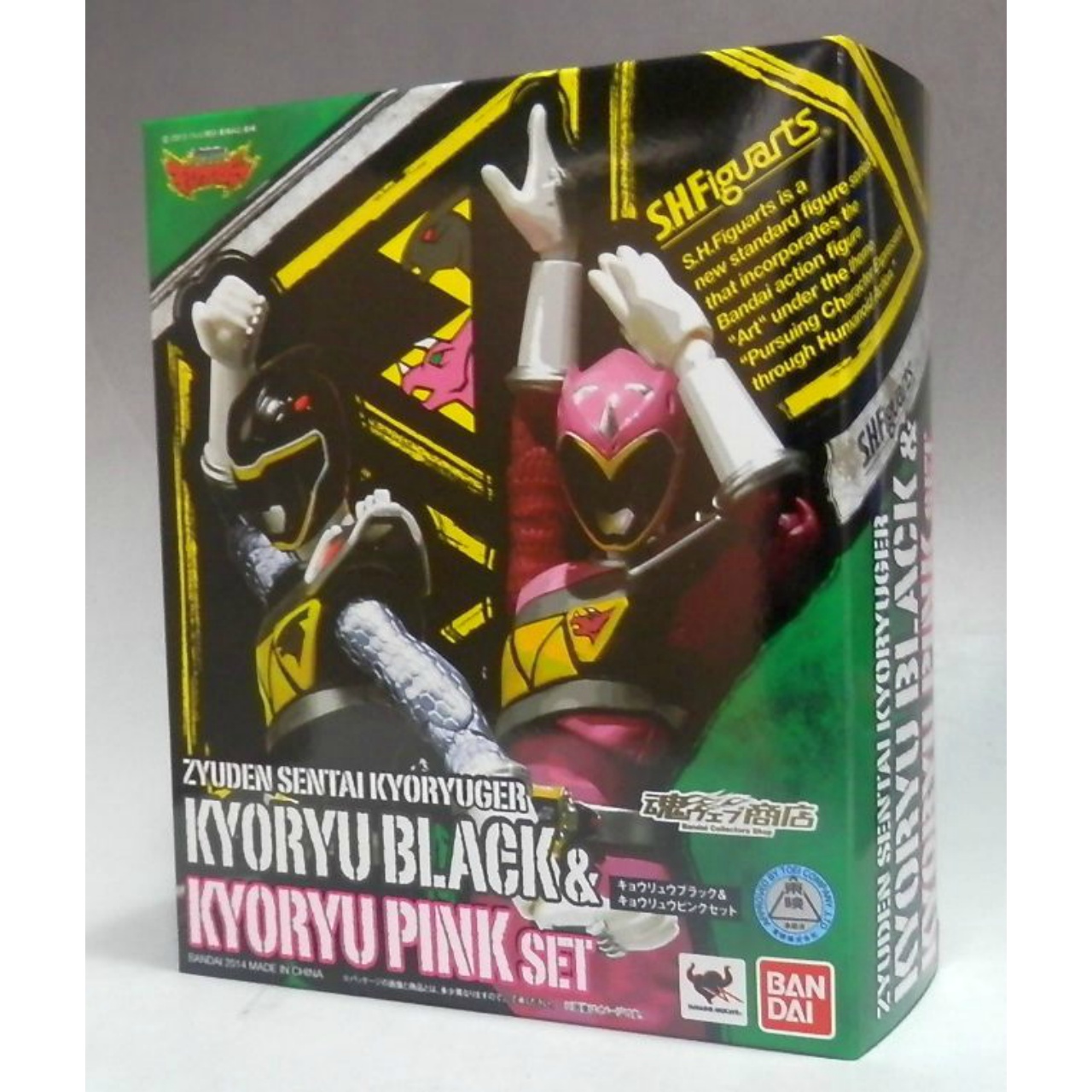 S.H.Figuarts Kyouryuu Black and Kyouryuu Pink Set