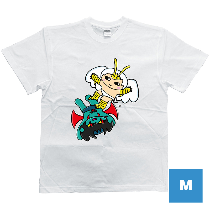 おふとん天国 デビルマン・シレーヌ Tシャツ (白) Mサイズ