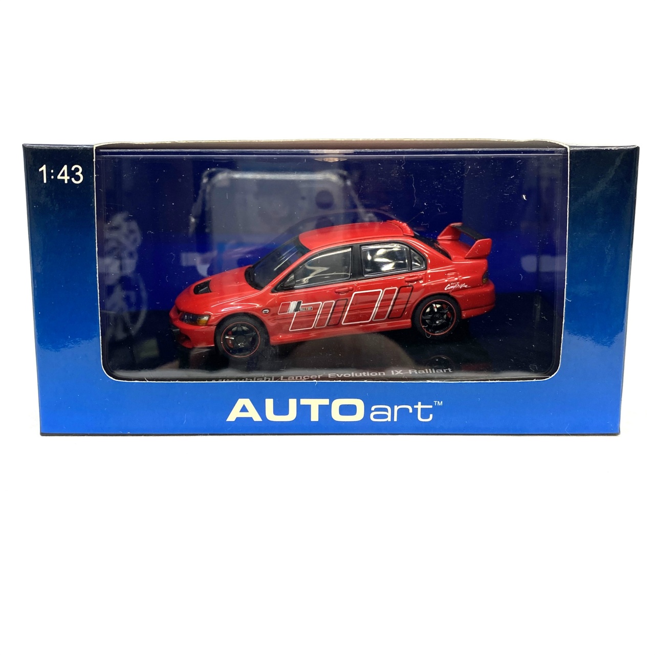 オートアート 1/43 三菱 ランサーエボリューション IX ラリーアート レッド