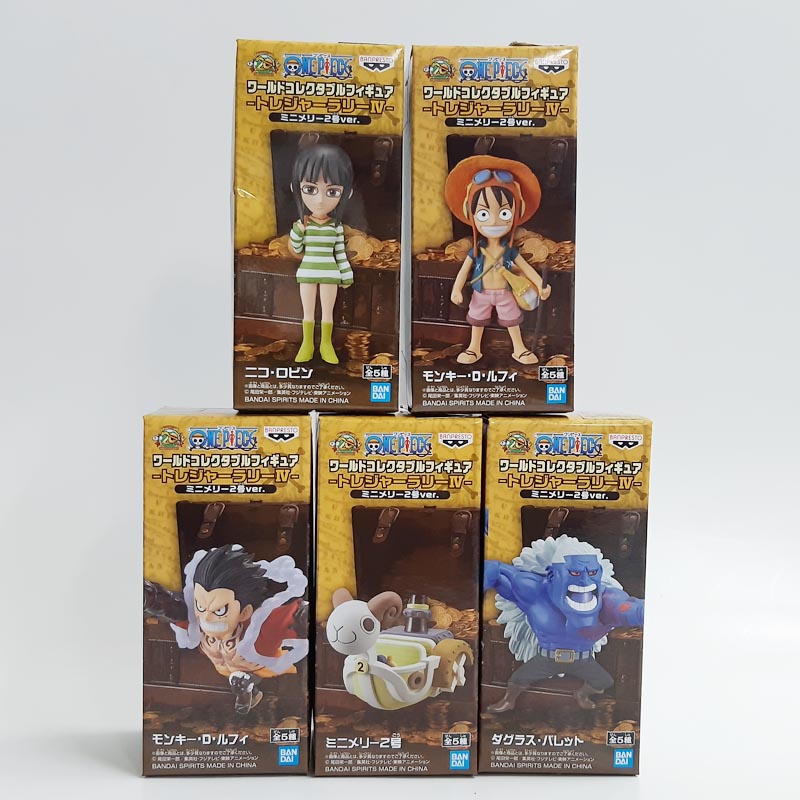 ワンピース ワールドコレクタブルフィギュア -トレジャーラリーIV- ミニメリー2号ver. 5種セット