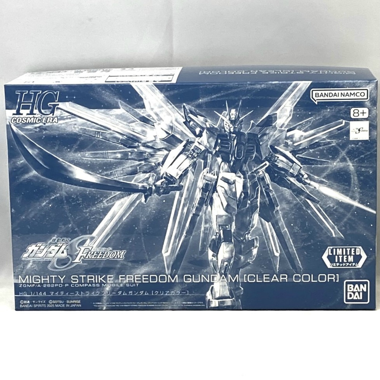 HGCE 1/144 Mighty Strike Freedom Gundam Limited Clear