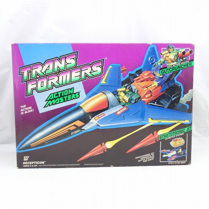 トランスフォーマー アクションマスター ガットクランチャー with ストラトトロニックジェット