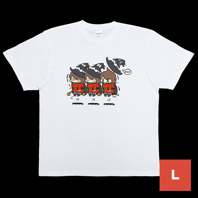 MORECATS ドロロンえん魔くん OMG Tシャツ (白) Lサイズ