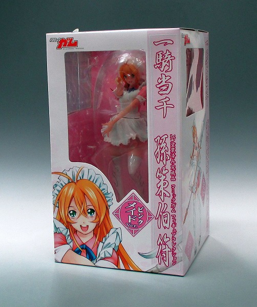ワニブックス 孫策伯符 ピンクメイドVer. 1/7PVCフィギュア(一騎当千 )