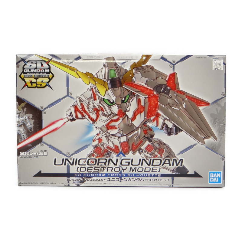 Bandai SD Gundam Cross Silhouette Unicorn Gundam Destroy Mode