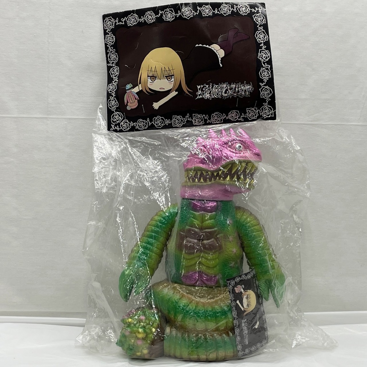 LEOそふび坊や 偶像怪獣 (グリーン/ヘッドピンク/ゴールド)