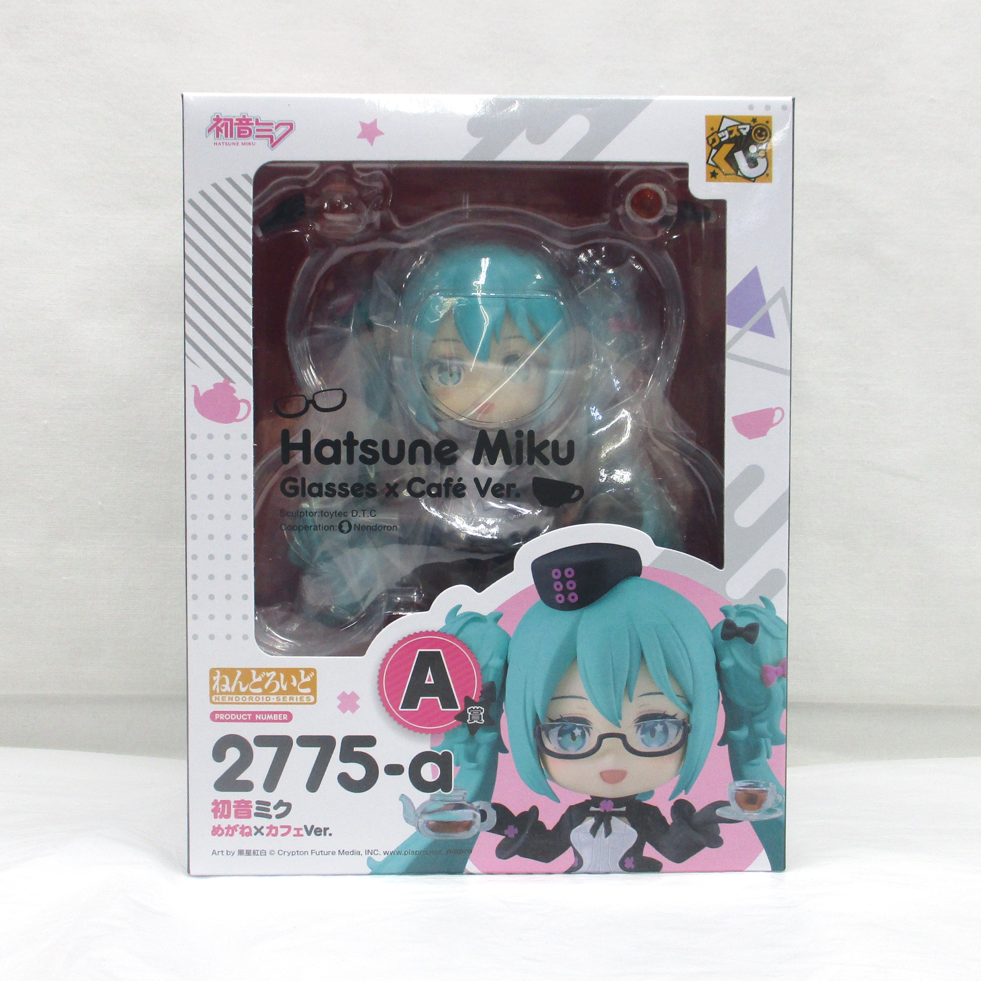 グッドスマイルカンパニー グッスマくじ 初音ミク 2025 Autumn 2775-a A賞 ねんどろいど 初音ミク めがね✕カフェVer.