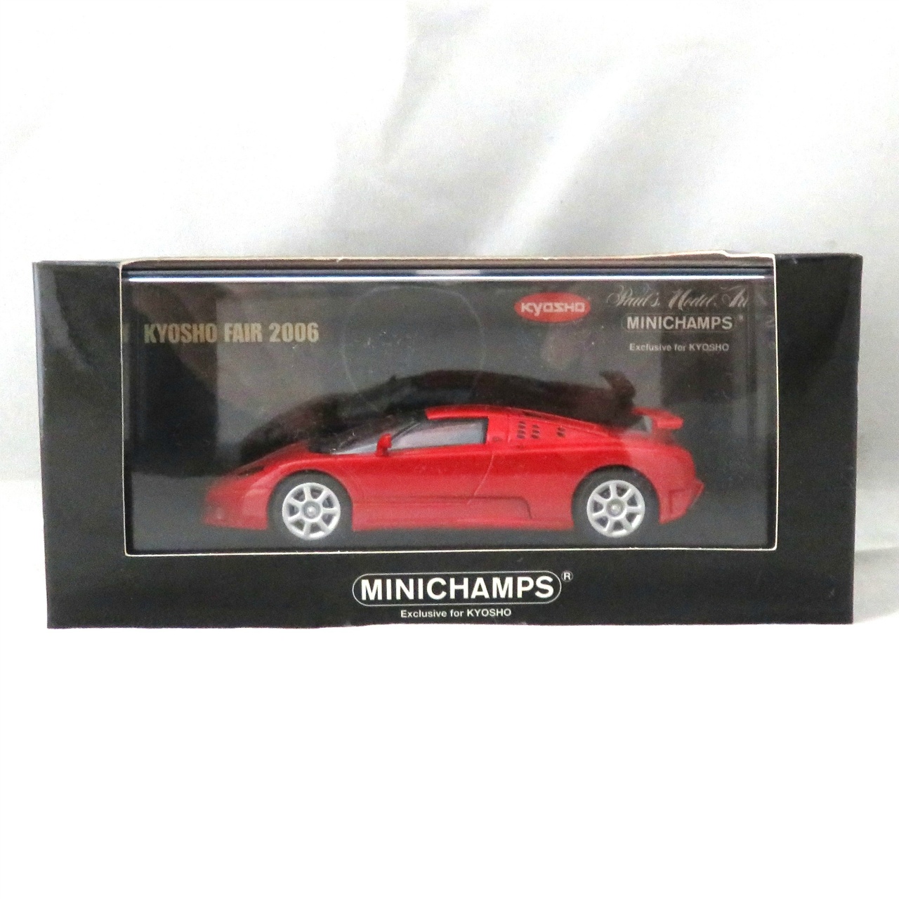 KYOSHO 1/43 Bugatti EB110 Racing 1991 (Red) Miniature Car Fair 2006