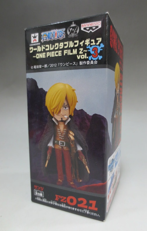 ワンピース ワールドコレクタブル ONE PIECE FILM Z Vol.3 FZ021 サンジ 48267