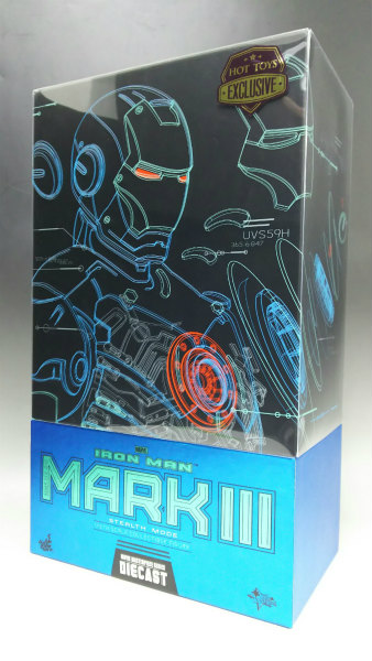 HOT TOYS Movie Masterpiece DIECAST MMS314D12 Iron Man Mark-III Blue Stealth ver.