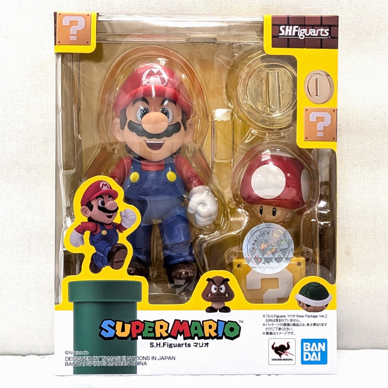 S.H.Figuarts Super Mario Brothers Mario (New Package ver.)