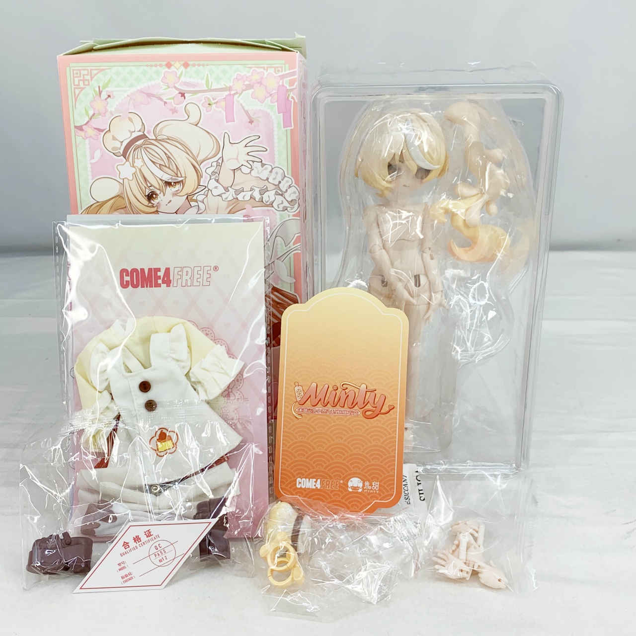 COME4FREE BJDブラインドドールシリーズ MINTY 3 運勢おみくじ精霊 トウリ