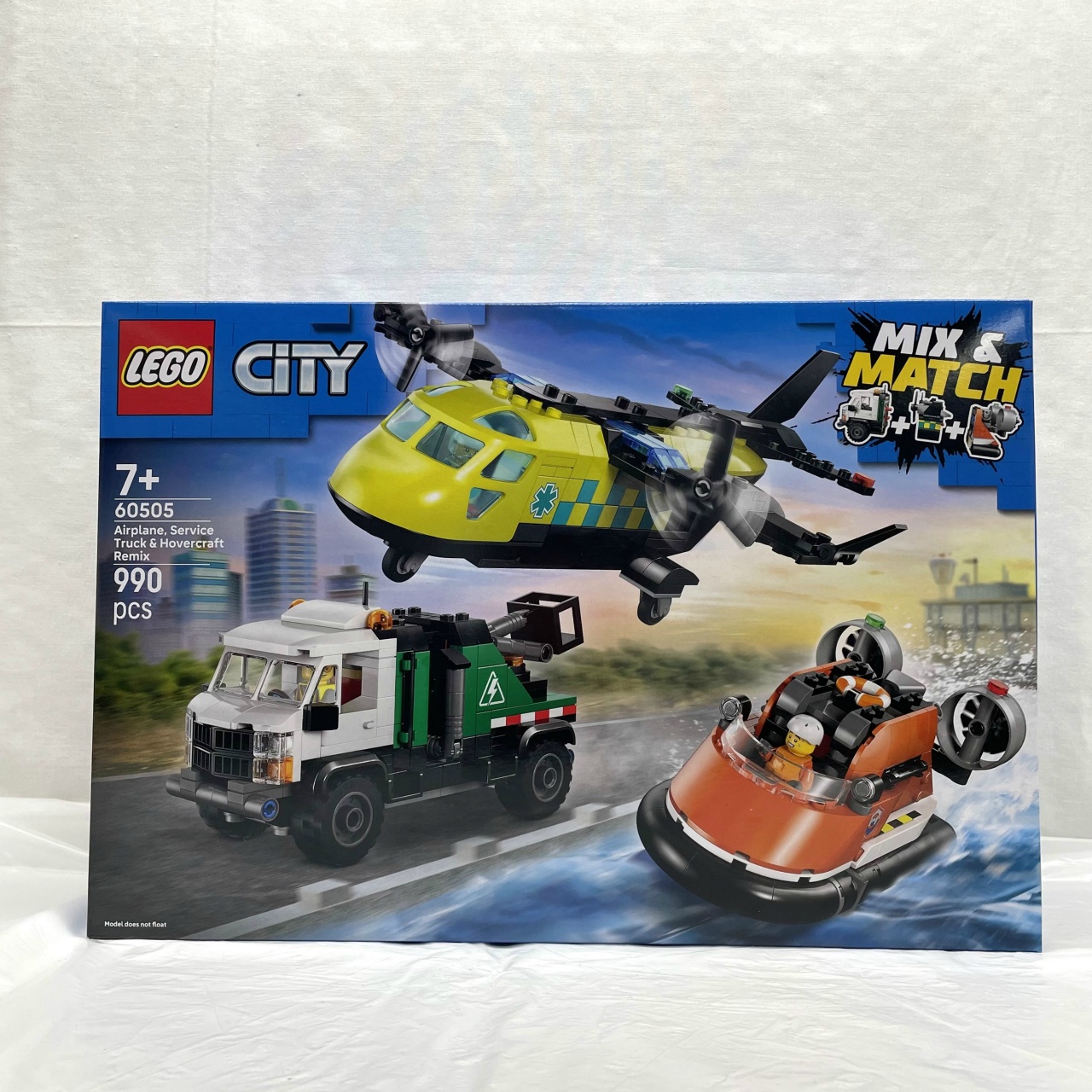 LEGO CITY 飛行機・整備用トラック・ホバークラフト コンボセット #60505