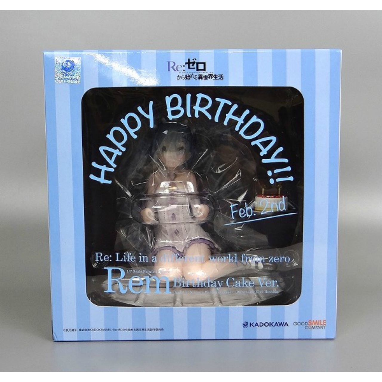 KADOKAWA Re:Zero Rem Birthday Cake Ver. 1/7 PVC