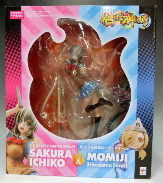 メガハウス エクセレントモデル 桜市子&紅葉(ヒトダマフォーム) 1/8PVCフィギュア (貧乏神が!)