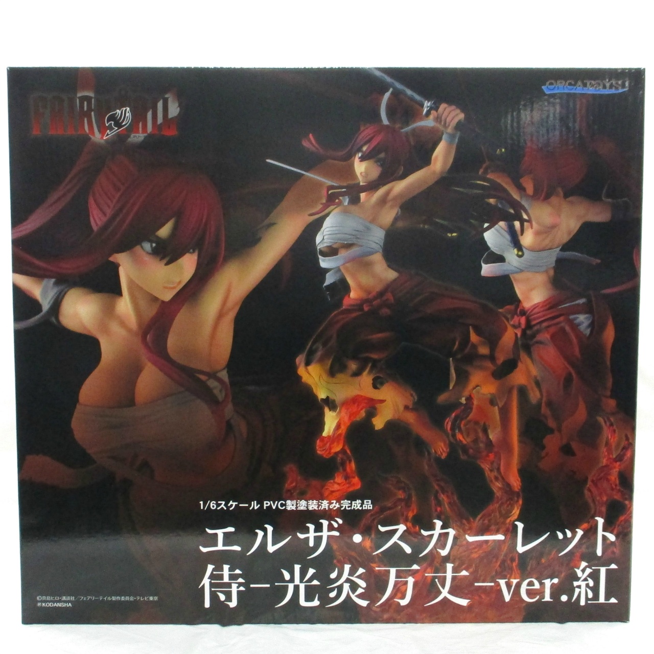 オルカトイズ エルザ・スカーレット 侍-光炎万丈-ver.紅 1/6 スケール PVC製塗装済み完成品(FAIRY TAIL)