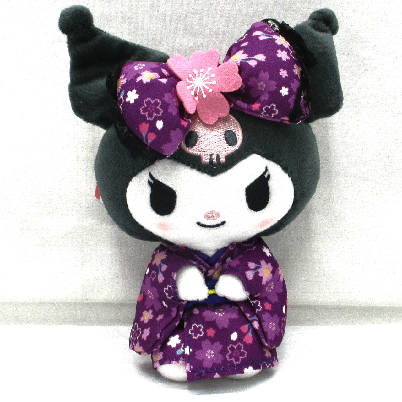 ナカジマ ぬいぐるみエコバッグ 桜着物 クロミ