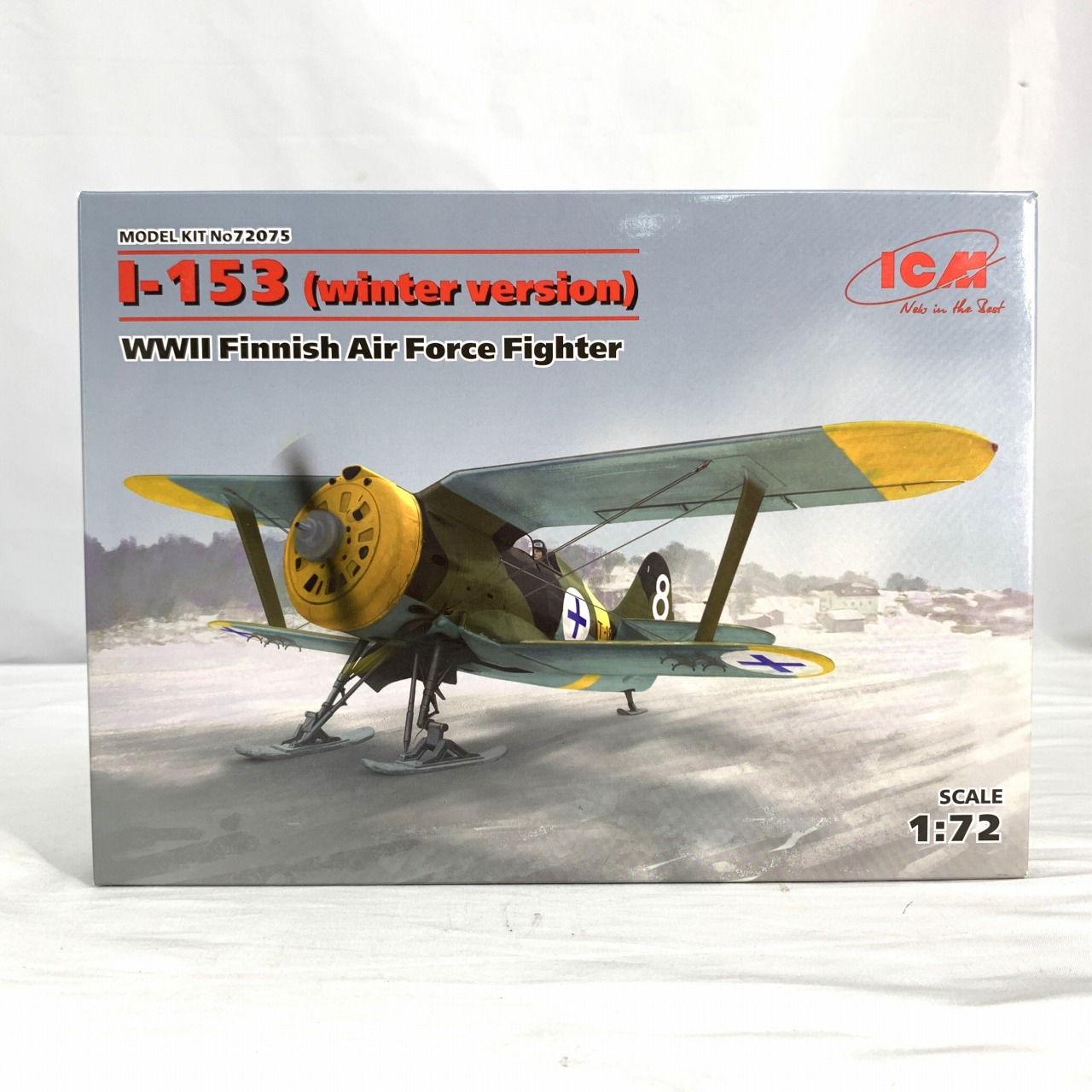 ICM 1/72 ポリカルポフ I-153 チャイカ 冬季仕様