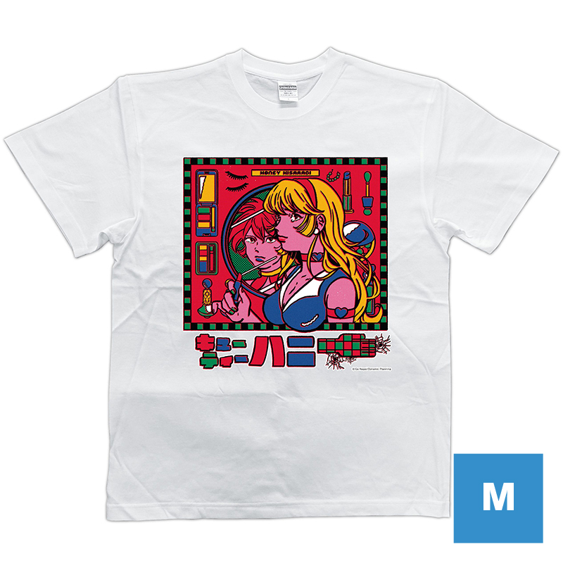 原田ちあき キューティーハニー カチューシャ赤 Tシャツ (白)Mサイズ