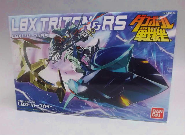 ダンボール戦機 プラモデル LBXトリトーン&RS(ライディングソーサ) ボディカラーLBXトリトーンカラー