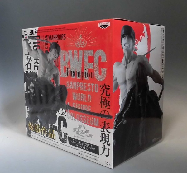 OnePiece Banpresto World Figure Colosseum Vol.1 Roronoa Zoro Gray Sculpture Color
