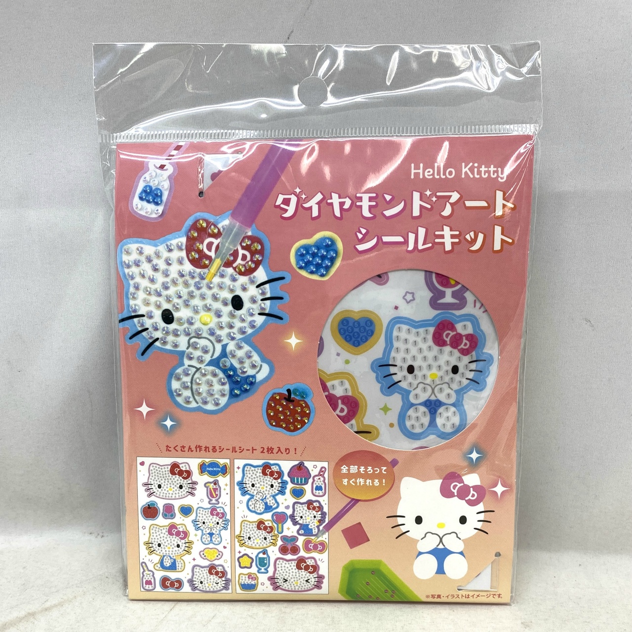サンリオキャラクターズ ダイヤモンドアートシールキット ハローキティ