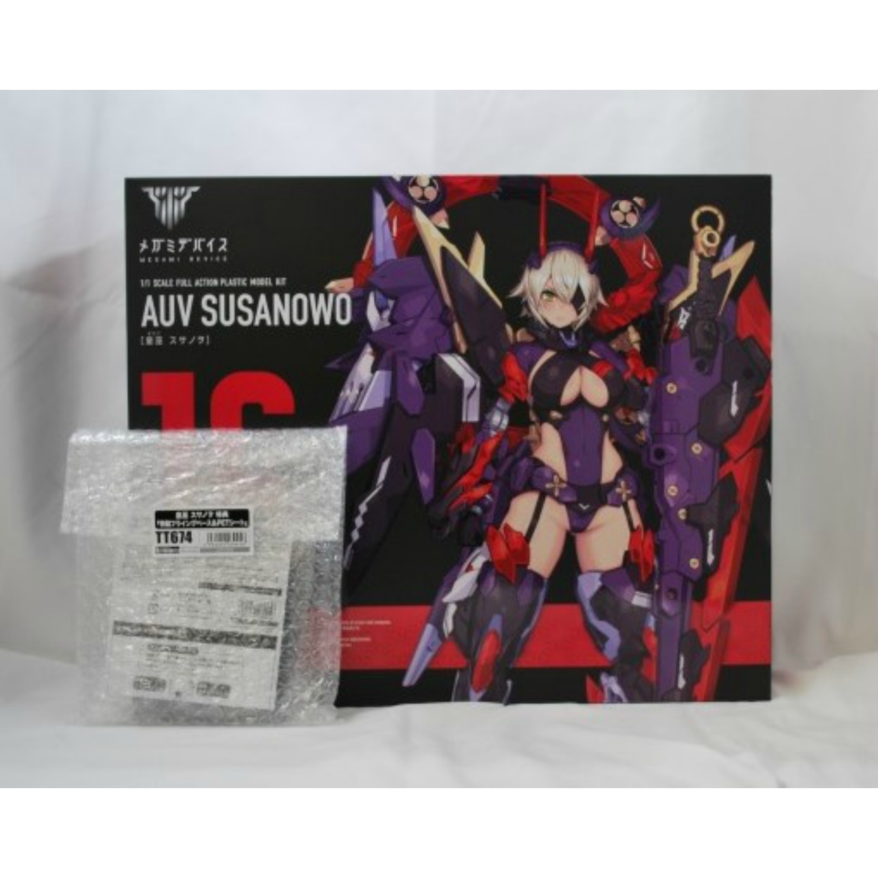 コトブキヤ メガミデバイス 皇巫(オウブ) スサノヲ 再販版 コトブキヤショップ限定特典「特製フライングベース&PETシート」付