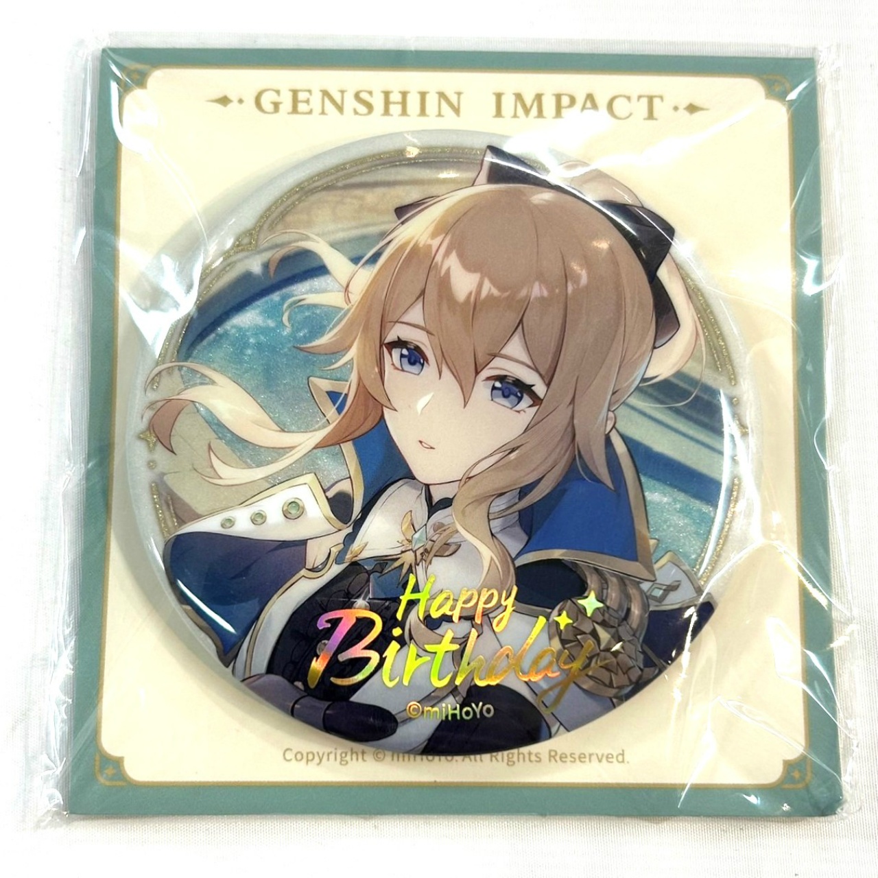 原神「命定の日」 キャラ缶バッジ ジン(2022)