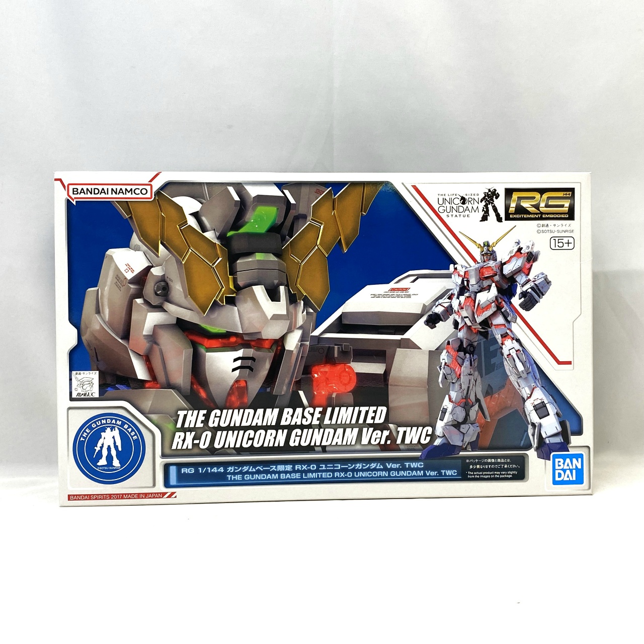 RG 1/144 Gundam Base Limited RX-0 Unicorn Gundam Ver.TWC