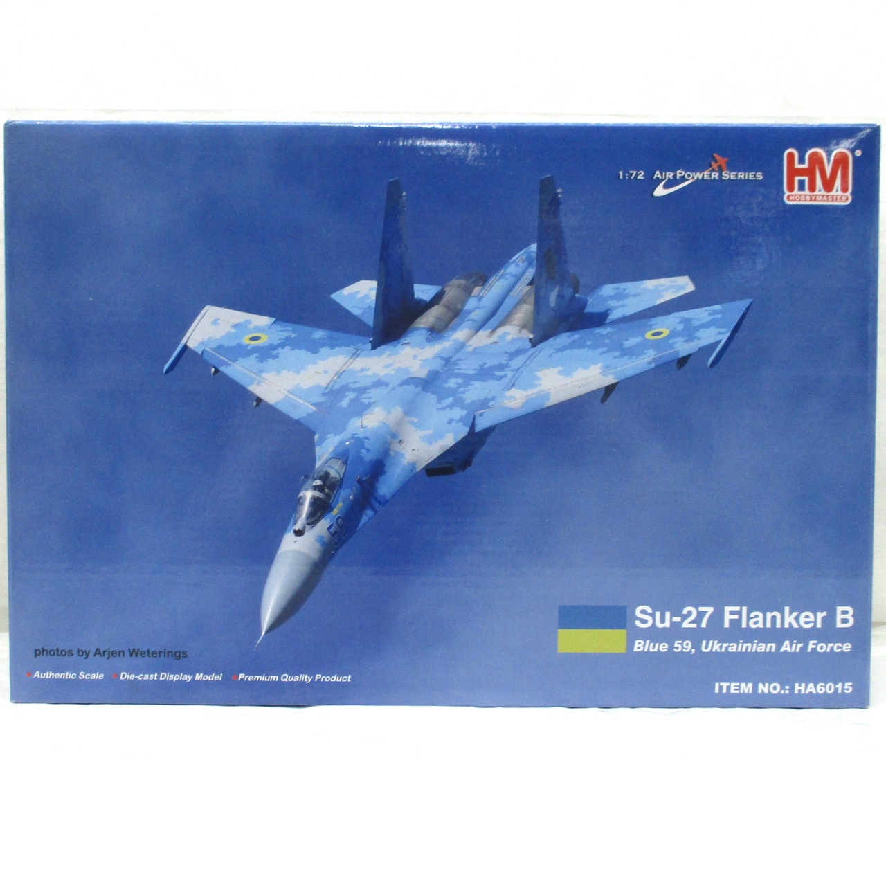 Hobby Master 1/72 Su-27 Flanker B Blue 59, Ukrainian Air Force