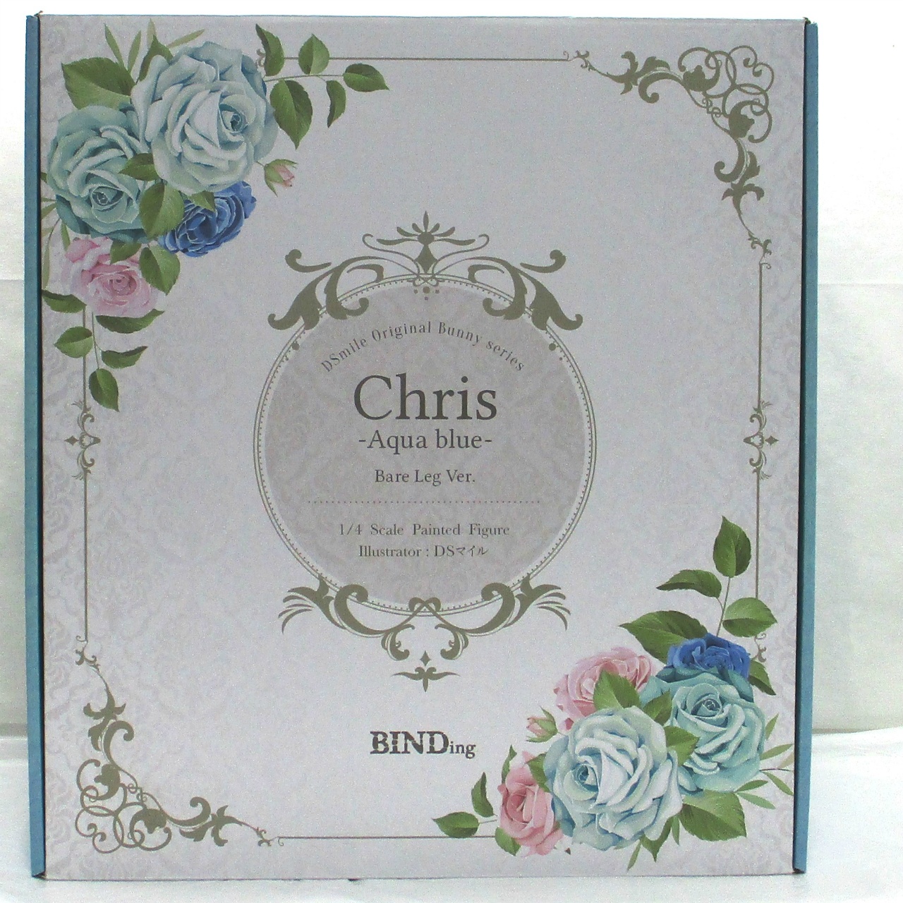 BINDing Chris-Aqua blue-:Bare Leg Ver. 1/4スケールフィギュア