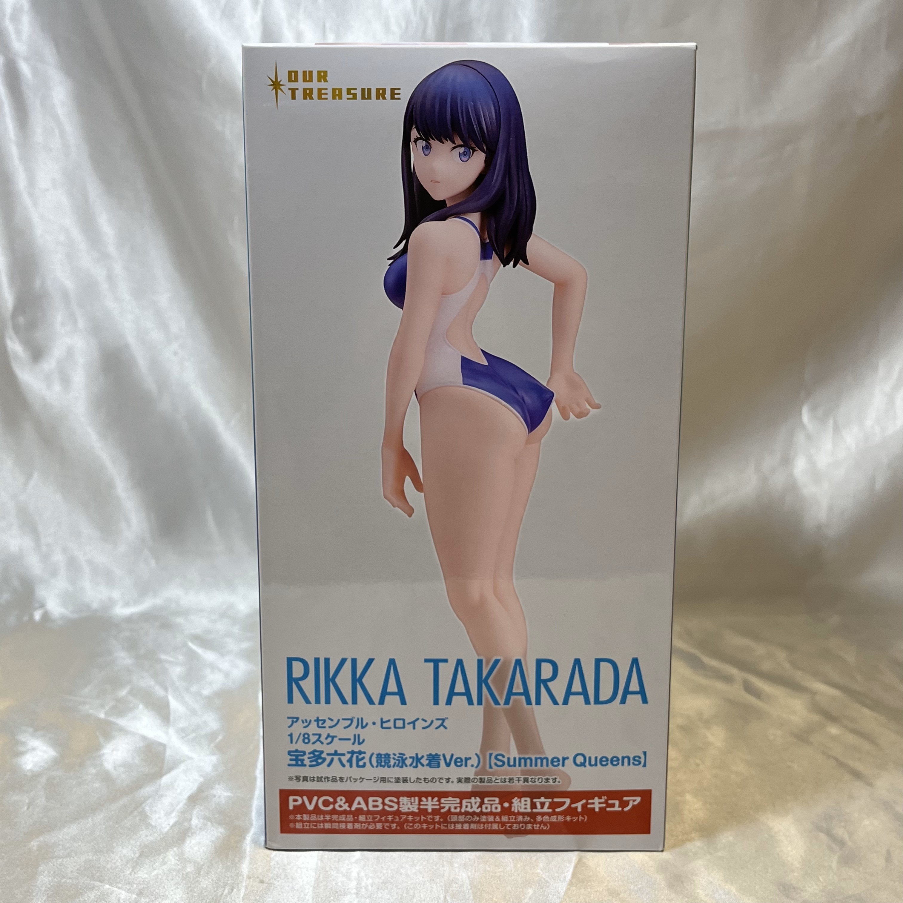 アワートレジャー 宝多六花(競泳水着Ver.) [Summer Quee1/8半完成品・組立フィギュア