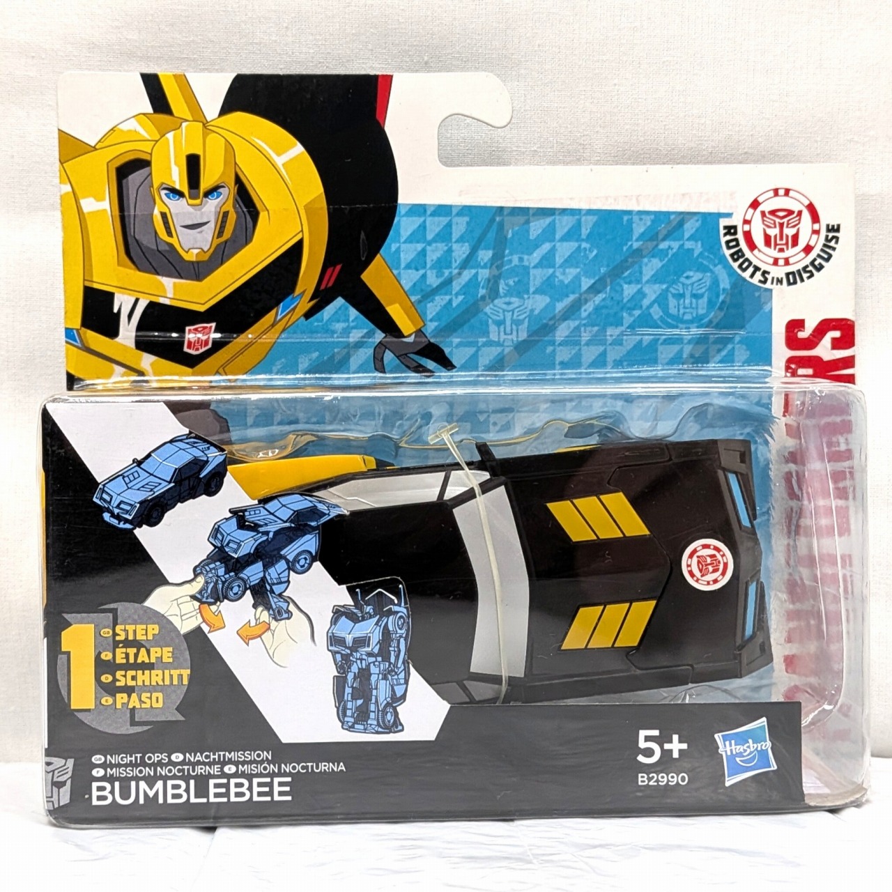 トランスフォーマーRID ワンステップチェンジャー ナイトオプス バンブルビー(欧州版) 初期エラー品