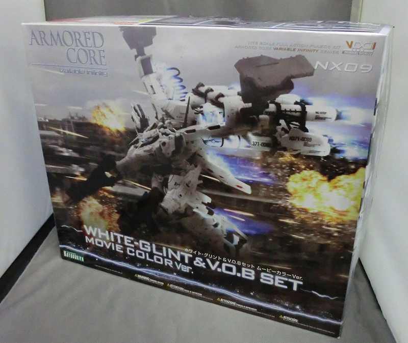 コトブキヤ アーマードコア NX09 ホワイト・グリント&V.O.B SET ムービーカラーVer.