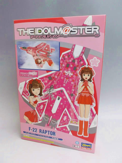 Hasegawa Plastic Model 1/48 F-22 Raptor The IDOLM@STER Haruka Amami