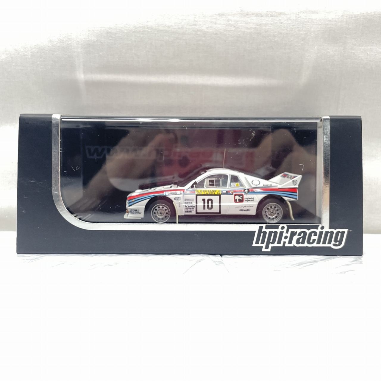HPI 1/43 Lancia 037 Rally  #10 1984 1000 Lakes