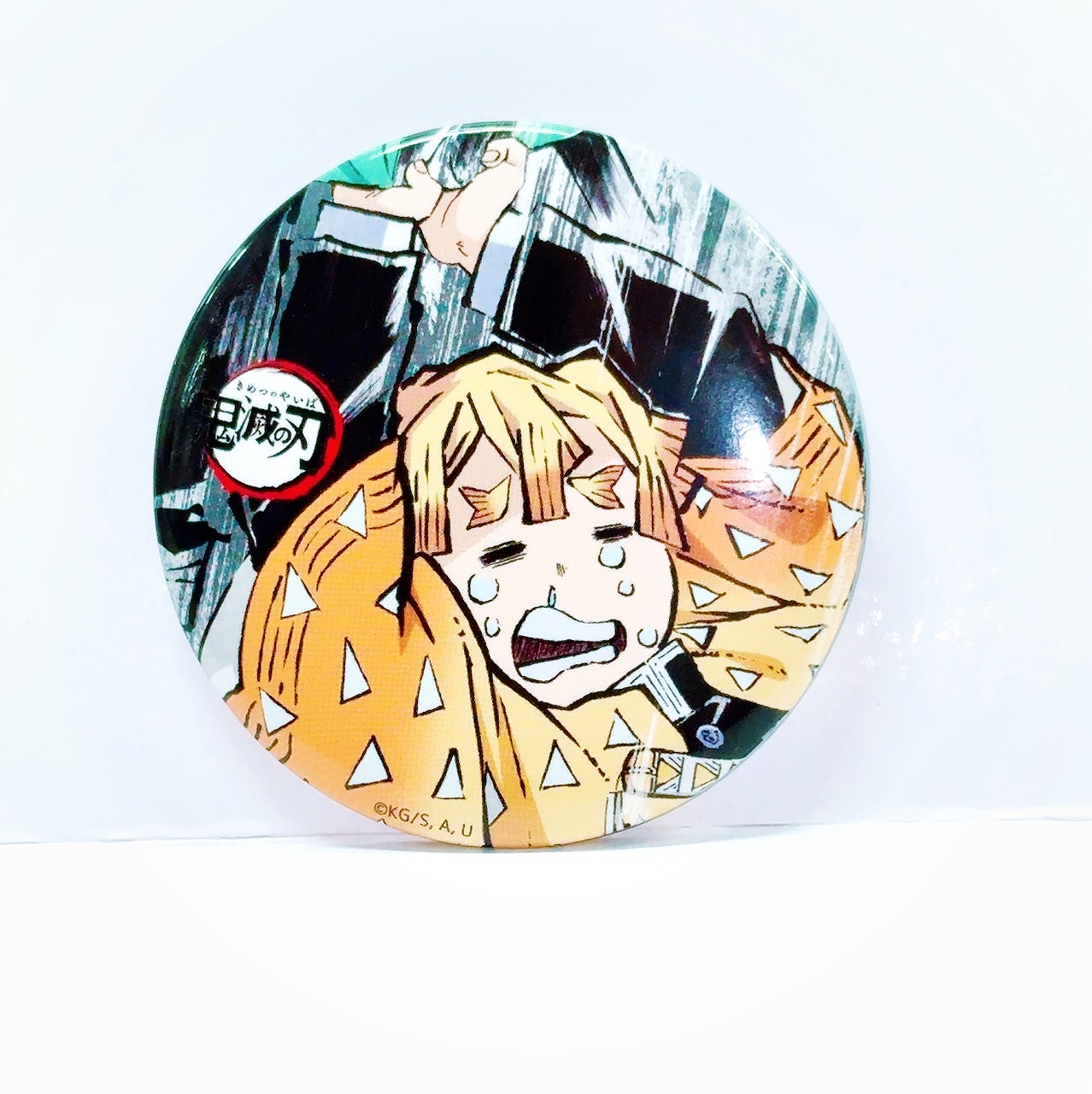 Demon Slayer ntensive Exhibitions Random Can Badge Zenitsu Agatsuma