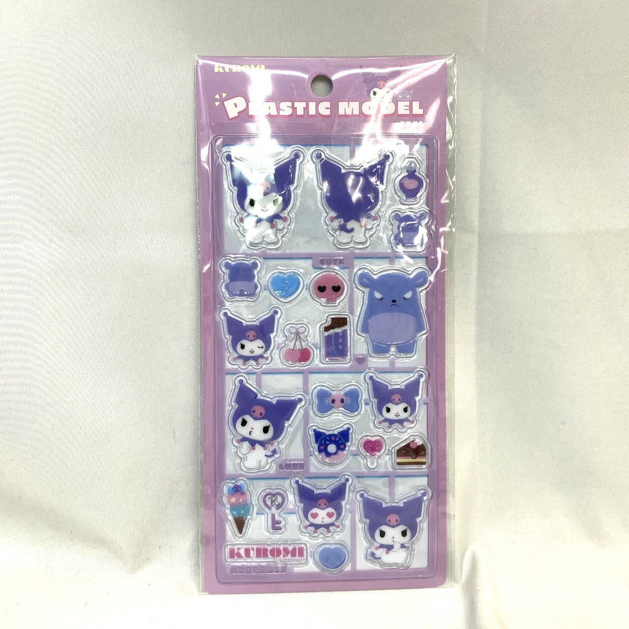 サンリオキャラクターズ プラスチックモデル風シール　クロミ